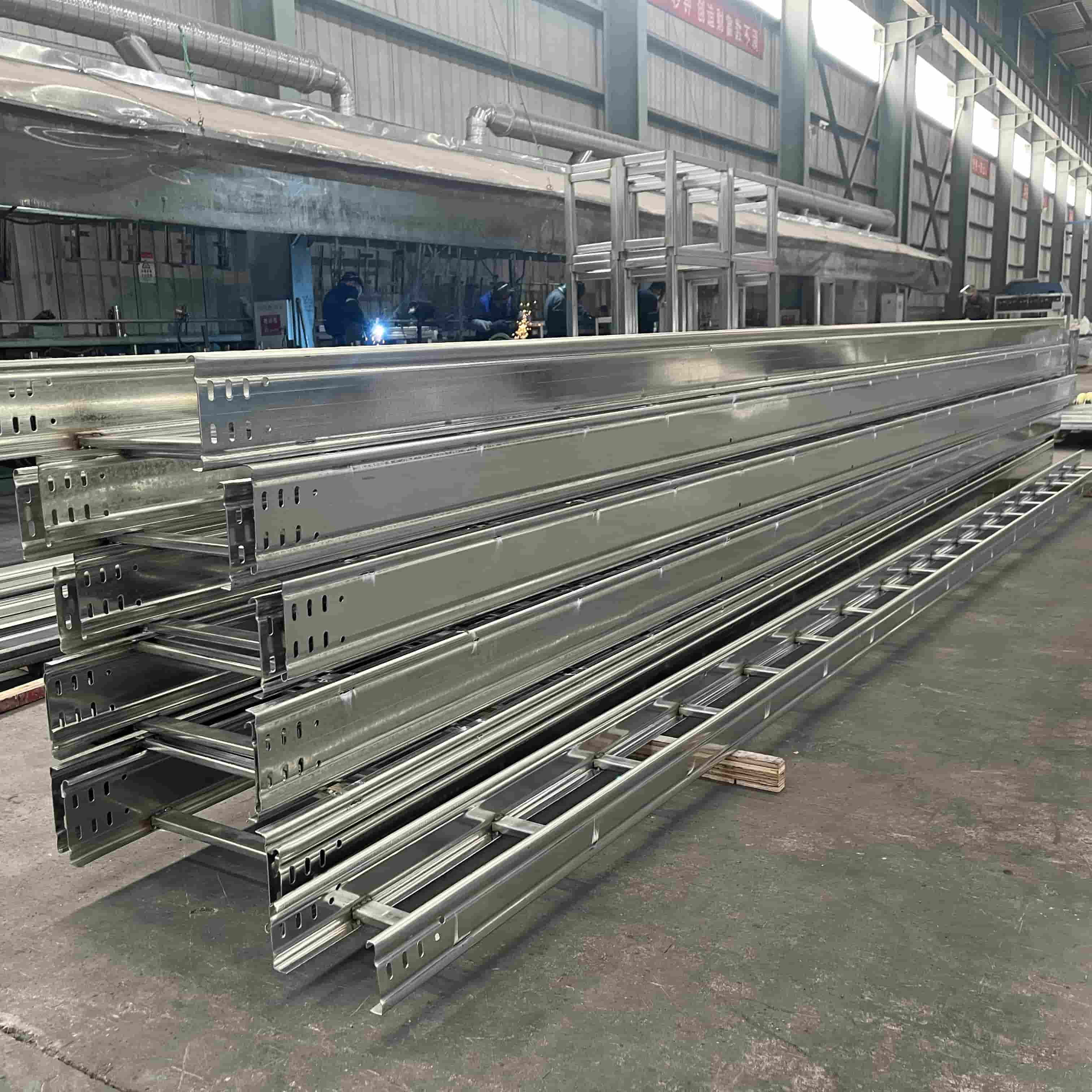 Rangka jembatan paduan aluminium
